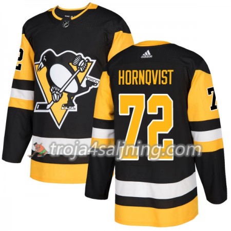 Pittsburgh Penguins tröja Patric Hornqvist 72 Adidas 2017-2018 Svart Authentic - NHL Tröjor Herr